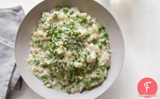 Risotto con Yogurt e Piselli