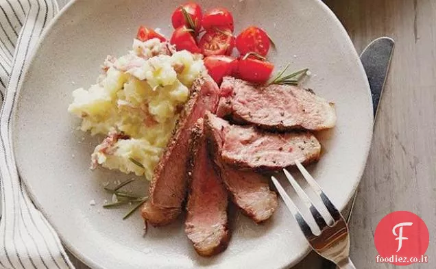 Bistecca alla griglia con Rosmarino e Aglio