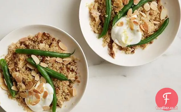 Quinoa con Pollo e Lenticchie