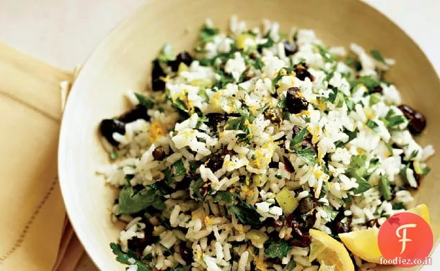 Insalata di riso al limone e prezzemolo