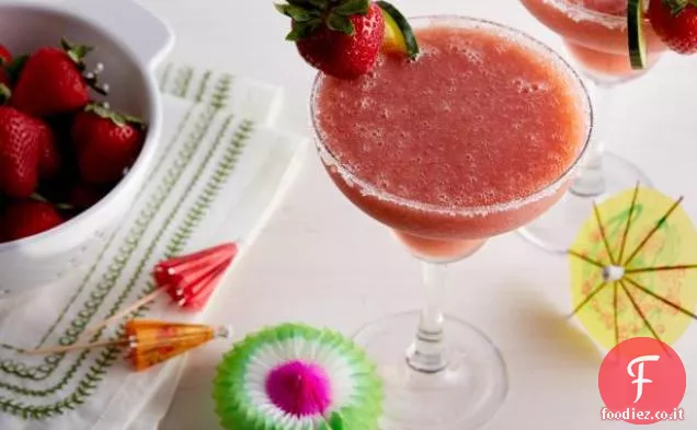 Margarita alla fragola e cetriolo
