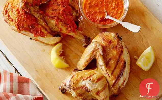 Yogurt Marinato Pollo alla griglia con Harissa