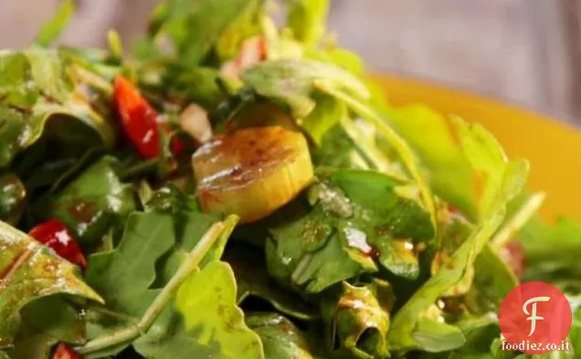 Insalata croccante con Vinaigrette al Cacao