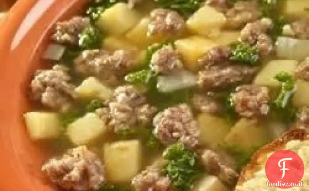 Zuppa di salsiccia e cavolo dell'Ohio