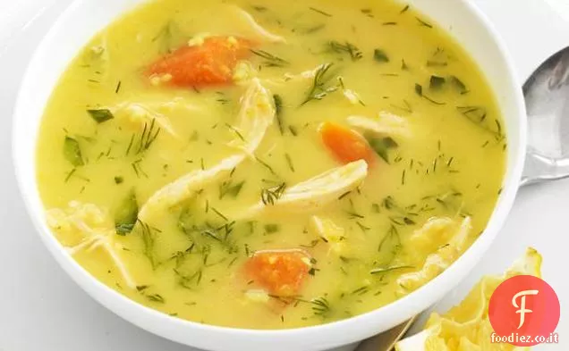 Pollo al curry e zuppa di riso