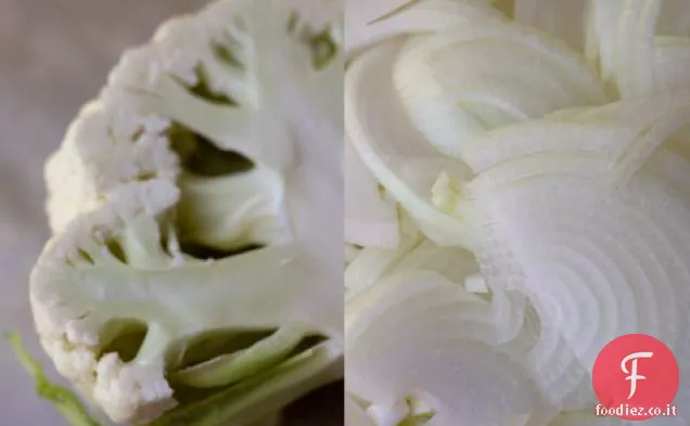 Cavolfiore speziato con semi di sesamo