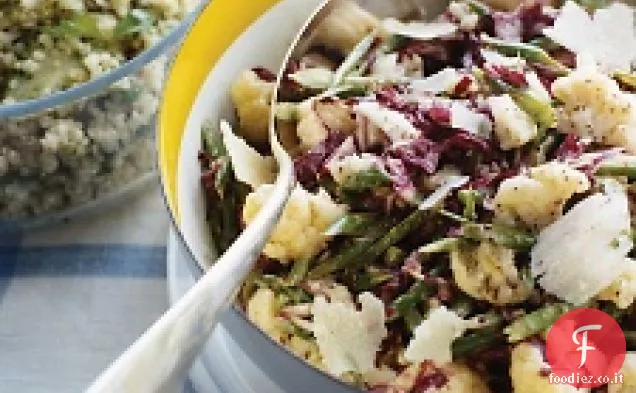 Slaw Radicchio con Fagiolini e Cavolfiore