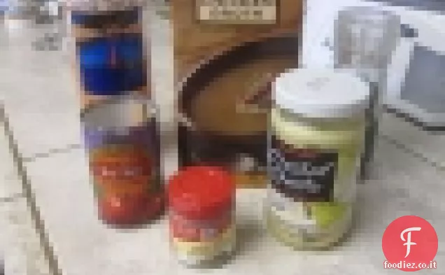 Stufato di manzo all'aglio e poltiglia di cavolfiore salata