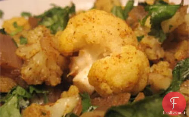 Cena stasera: Cavolfiore saltato al curry