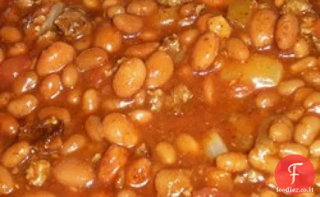 Fagioli al forno in stile Texas