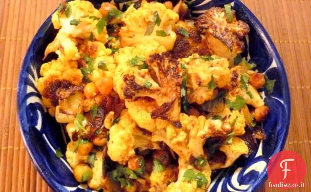 Cavolfiore al curry arrosto