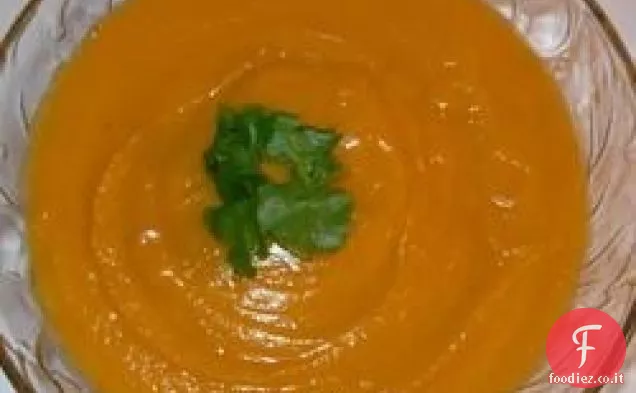 Butternut Squash-Patate dolci Zenzero Bisque
