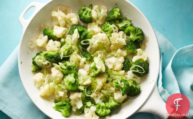 Broccoli e cavolfiori all'arancia