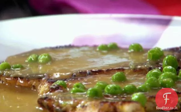 Paillard di pollo con sugo di Curry
