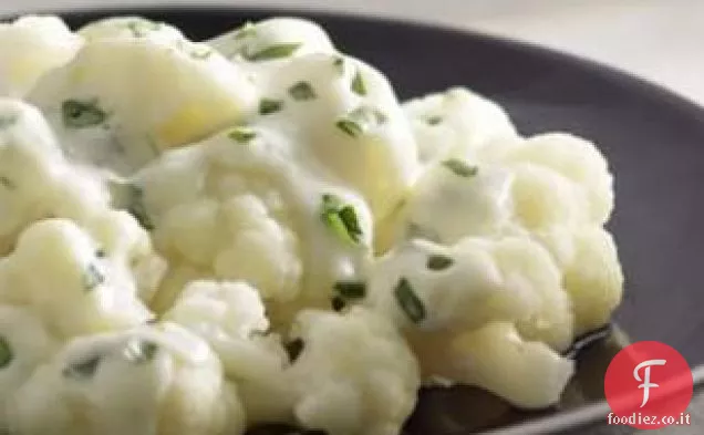 Cavolfiore con salsa di Gruyère