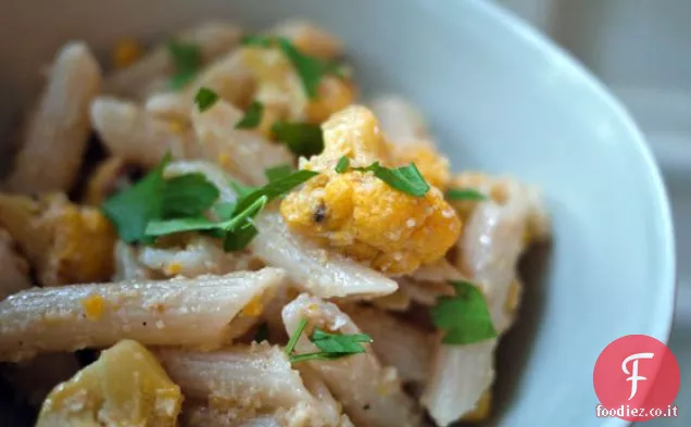Pasta di cavolfiore imburrata marrone