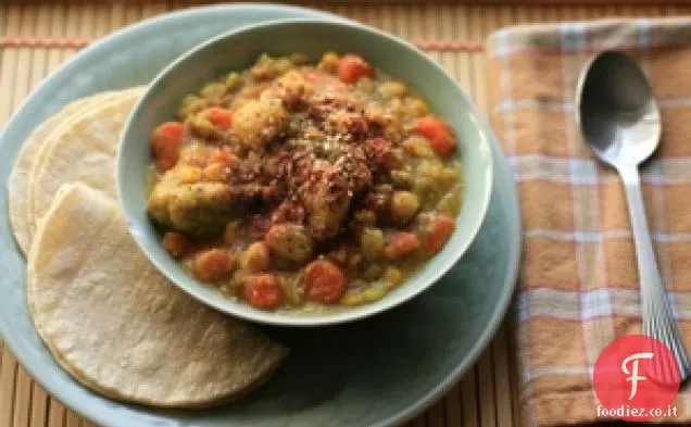 Curry di ceci e cavolfiori