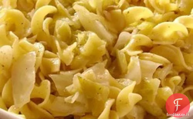 Haluski-Cavolo e tagliatelle