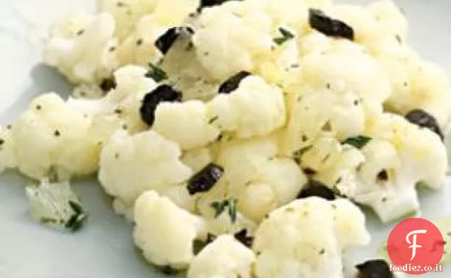 Cavolfiore con Limone e olive
