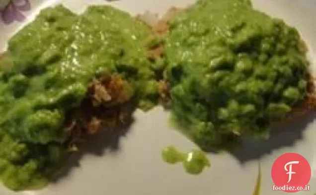 Salsa di piselli verdi