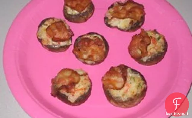 Frutti di mare Funghi ripieni