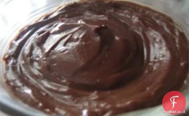 Budino al cioccolato frettoloso