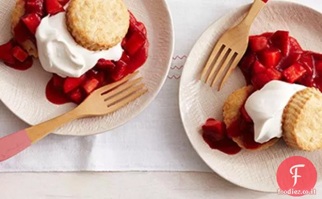 Shortcakes alla fragola allo zenzero