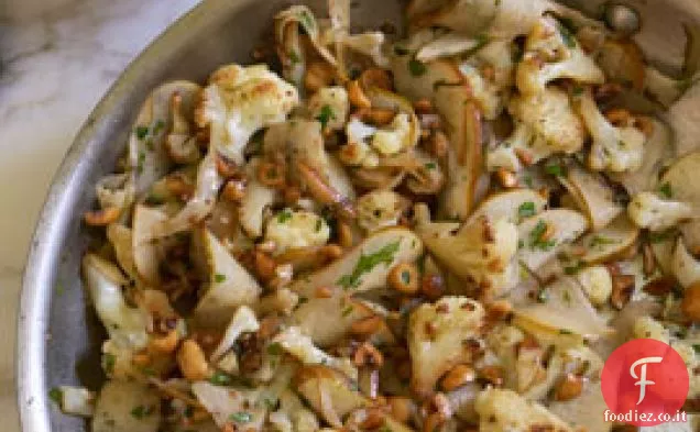 Cavolfiore con Burro marrone, Pere, Salvia e Nocciole
