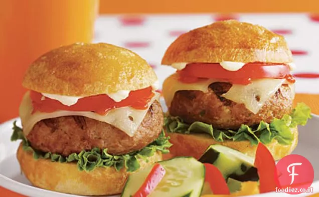 Hamburger di tacchino over-the-Top