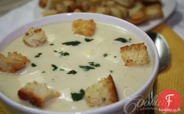 Zuppa di crema di cavolfiore