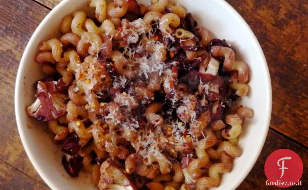Pasta Con Cavolfiore e Vino Rosso