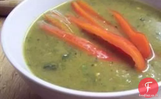 Zuppa di spinaci giamaicana