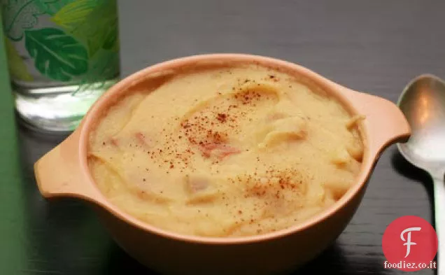 Zuppa di patate, porri e cavolfiori