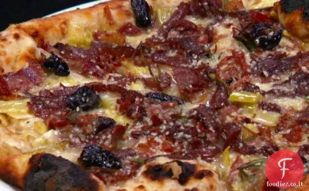 Pasta tirato Prosciutto Pizza