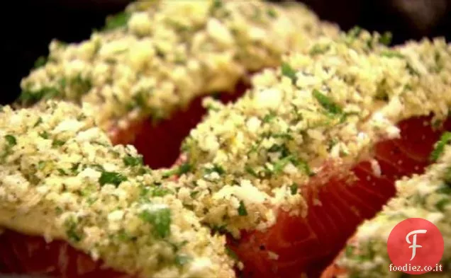 Salmone in crosta di Panko