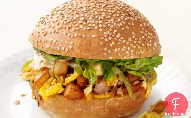Panini con uova e patate