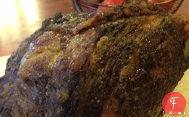 Chef James Holiday Prime Rib con Cabernet e salsa di ciliegie essiccate