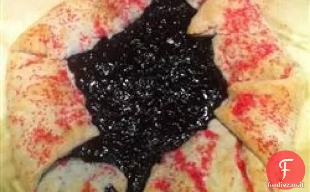 Pasticceria piega ciliegia