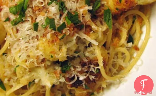 Cena di stasera: Spaghetti con Cavolfiore saltato, Uvetta, un