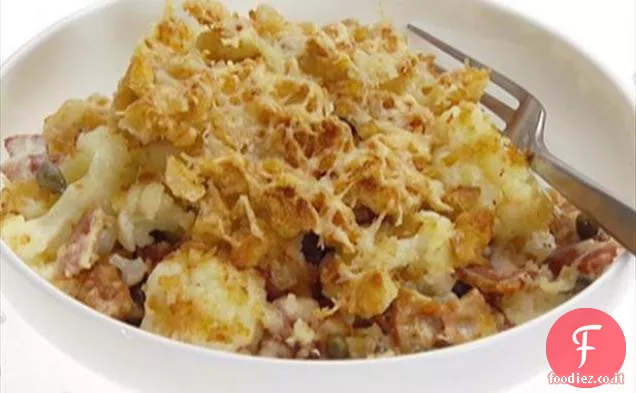Cavolfiore e Pancetta gratinata