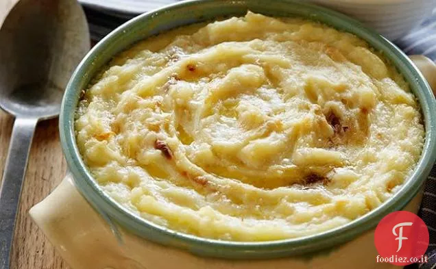Purè di patate all'aglio arrosto