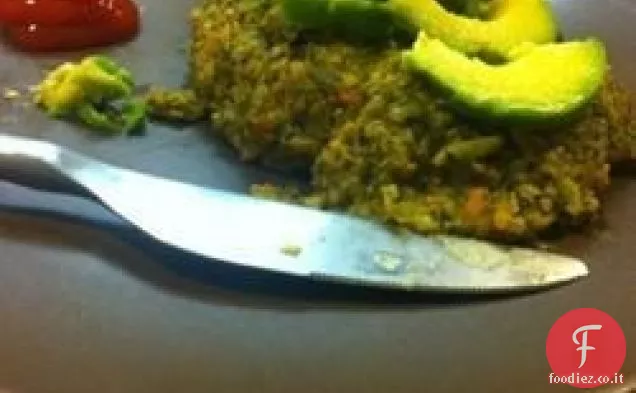 Hamburger di quinoa vegetariano