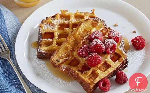 Waffled Brioche French Toast