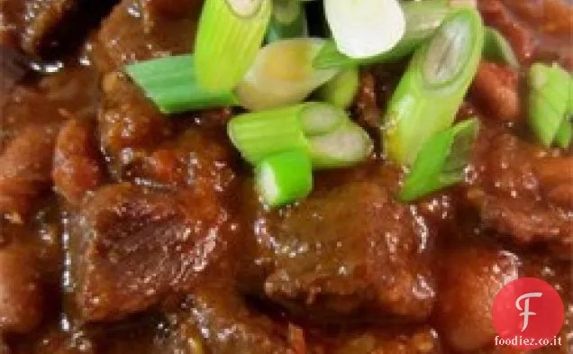 Come fare pentola a pressione Manzo Chili