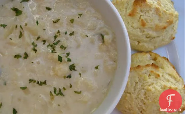 Zuppa cremosa di cavolfiore