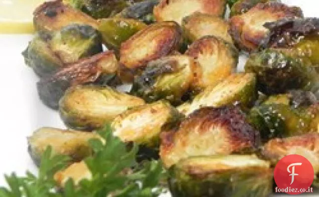 Cavoletti di Bruxelles arrostiti con Agave e Senape piccante