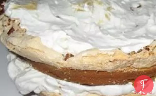 Torta di meringa all'ananas