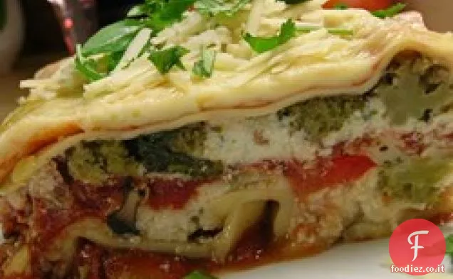 Lasagne di verdure sostanziose