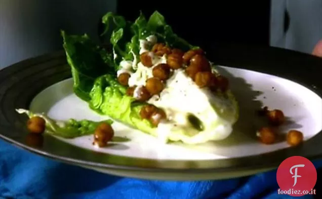 Cesare spagnolo con crostini di ceci