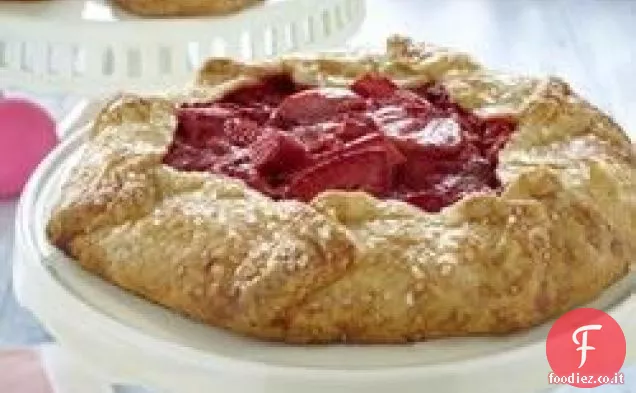 Galette alla fragola e rabarbaro